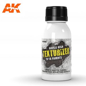 AK665 - Texturizer Acrylic Resin To Fix Pigments  100ml bottle - [ AK Interactive ]