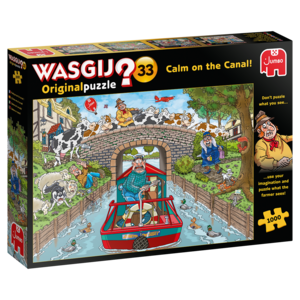 JUM19173 - Wasgij Original 33 - Kalm op Het Kanaal! (1000)