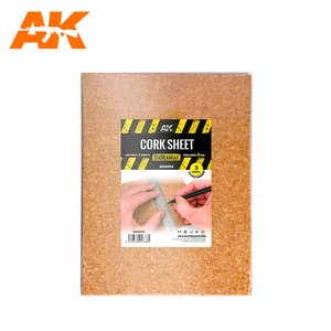 AK8054 - Cork Sheet - Coarse Grained 200 x 300 x 3 mm - [ AK Interactive ]
