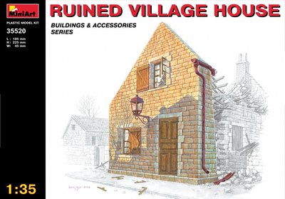 MiniArt 35520 - Ruined Village House - 1:35