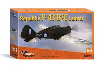 Dora Wings DW48034 - Republic P-43 B/C Lancer - 1:48