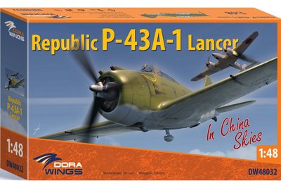 Dora Wings DW48032 - Republic P-43A-1 Lancer 'In China Skies' - 1:48