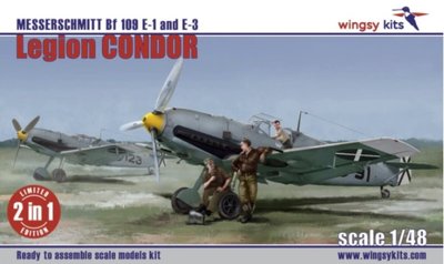 Wingsy Kits D5-09 - Messerschmitt Bf 109 E-1 and E-3 Legion Condor - 1:48