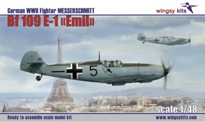 Wingsy Kits D5-07 - German WWII Fighter Messerschmitt Bf 109 E-1 