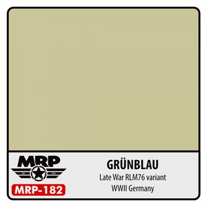MRP-182 - Grunblau (German Late war RLM76 variant) - [MR. Paint]