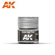 RC015 - AK Real Color Paint - Gun Metal 10ml - [AK Interactive]