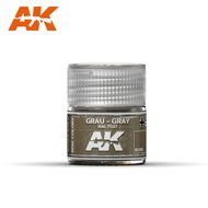 RC058 - AK Real Color Paint - Grau-Gray RAL 7027 10ml - [AK Interactive]