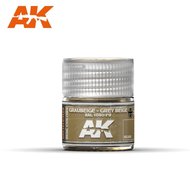 RC089 - AK Real Color Paint - Graubeige-Grey Beige  RAL 1040-F9  10ml - [AK Interactive]