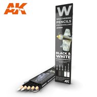 AK10039 - Watercolor Pencil Set - Black and White - [AK Interactive]