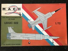 Mach 2 GP.003 - Leduc 022 1956 French Statoreactor Jet Plane - 1:72