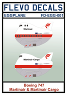 FD-EGG-001 - Boeing 747 Martinair & Martinair Cargo - EGGPLANE - [Flevo Decals]