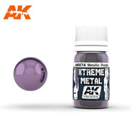AK674 - XTREME METAL - METALLIC PURPLE - 30ML - [ AK Interactive ]