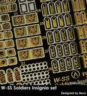 RDM16PE01 - W-SS Soldiers Insignia set (PE sets) - 1:16 - [RADO Miniatures]