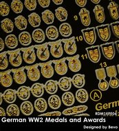 RDM16PE04 - German WWII Medals and Awards (PE sets) - 1:16 - [RADO Miniatures]
