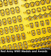 RDM35PE06 - Red Army WWII Medals and Awards (PE sets) - 1:35 - [RADO Miniatures]