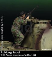 RDM35014 - W-SS Panzer crewman w/MG 34 (Achtung JaBo!) - 1:35 - [RADO Miniatures]