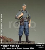 RDM35016 - Polish Home Army Squad Leader, 1944 (Warsaw Uprising) - 1:35 - [RADO Miniatures]