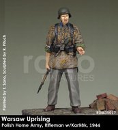 RDM35017 - Polish Home Army, Rifleman w/Kar 98k, 1944 (Warsaw Uprising) - 1:35 - [RADO Miniatures]