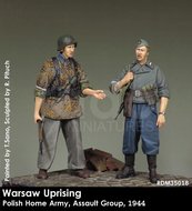 RDM35018 - Polish Home Army Assault Squad, 1944 (Warsaw Uprising) - 1:35 - [RADO Miniatures]