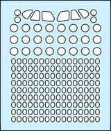 A²-Squared MS144002 - Airbus A-350-1000 masks for canopy fraime, side windows - 1:144