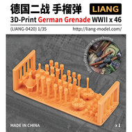 LIANG-0420 - 3D-Print German Grenade WWII x 46 - 1:35
