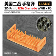 LIANG-0422 - 3D-Print  USA Grenade WWII x 60 - 1:35