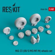 RS48-0254 - MiG-23 (UB/S/MS/MF/M) wheels set  - 1:48 - [Res/Kit]