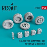 RS48-0259 - Kfz.305 Opel blitz wheels set  for Tamiya & Italeri                       - 1:48 - [Res/Kit]