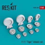 RS48-0268 - F-11 Tiger wheels set - 1:48 - [Res/Kit]