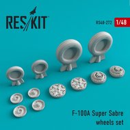 RS48-0272 - F-100 (A) Super Sabre wheels set - 1:48 - [Res/Kit]