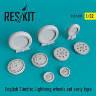RS32-0301 - English Electric Lightning Wheels set early type - 1:32 - [Res/Kit]