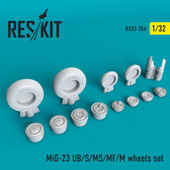 RS32-0254 - MiG-23 (UB/S/MS/MF/M) wheels set  - 1:32 - [Res/Kit]