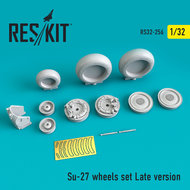 RS32-0256 - Su-27 wheels set Late version - 1:32 - [Res/Kit]