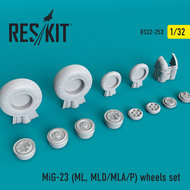 RS32-0253 - MiG-23 (ML, MLD/MLA/P) wheels set  - 1:32 - [Res/Kit]