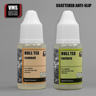 VMS.CM03SC - Hull Tex Cement Anti-slip Scattered - cement and texture (2 x 20 ml) - [VMS - Vantage Modelling Solutions]