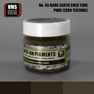 VMS.SO.03AZT - Spot-On Weathering Pigments - No. 3A European Dark Earth Chernozem Cold Tone - Zero texture (Pure) 45 ml - [VMS - Vantage Modelling Solutions]