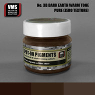 VMS.SO.03BZT - Spot-On Weathering Pigments - No. 3B European Dark Earth Chernozem Warm Tone - Zero texture (Pure) 45 ml - [VMS - Vantage Modelling Solutions]