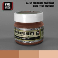 VMS.SO.05CZT - Spot-On Weathering Pigments - No. 5C Red Earth Pink Tone - Zero texture (Pure) 45 ml - [VMS - Vantage Modelling Solutions]