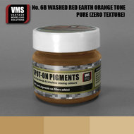 VMS.SO.06BZT - Spot-On Weathering Pigments - No. 6B Red Earth Washed Orange Tone - Zero texture (Pure) 45 ml - [VMS - Vantage Modelling Solutions]