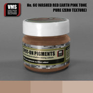 VMS.SO.06CZT - Spot-On Weathering Pigments - No. 6C Red Earth Washed Pink Tone - Zero texture (Pure) 45 ml - [VMS - Vantage Modelling Solutions]