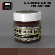 VMS.SO.07AZT - Spot-On Weathering Pigments - No. 7A Dark Iron Oxide Old Rust Dark Tone - Zero texture (Pure) 45 ml - [VMS - Vantage Modelling Solutions]