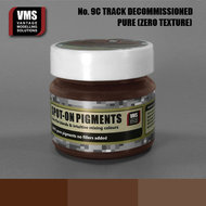 VMS.SO.09CZT - Spot-On Weathering Pigments - No. 9C Track Brown Decommissioned - Zero texture (Pure) 45 ml - [VMS - Vantage Modelling Solutions]