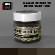 VMS.SO.03ACT  - Spot-On Weathering Pigments - No. 3A European Dark Earth Chernozem Cold Tone - Coarse texture 45 ml - [VMS - Vantage Modelling Solutions]