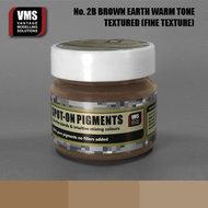VMS.SO.02BFT - Spot-On Weathering Pigments - No. 2B European Brown Earth Warm Tone - Fine texture 45 ml - [VMS - Vantage Modelling Solutions]