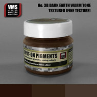 VMS.SO.03BFT - Spot-On Weathering Pigments - No. 3B European Dark Earth Chernozem Warm Tone - Fine texture 45 ml - [VMS - Vantage Modelling Solutions]