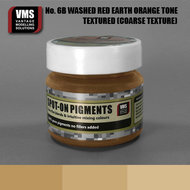 VMS.SO.06BCT  - Spot-On Weathering Pigments - No. 6B Red Earth Washed Orange Tone - Coarse texture 45 ml - [VMS - Vantage Modelling Solutions]