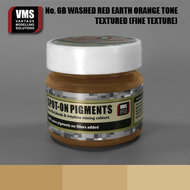 VMS.SO.06BFT - Spot-On Weathering Pigments - No. 6B Red Earth Washed Orange Tone - Fine texture 45 ml - [VMS - Vantage Modelling Solutions]