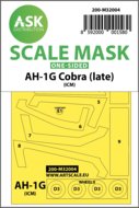 ASK 200-M32004 - AH-1G Cobra (late) one-sided painting mask for ICM - 1:32