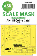 ASK 200-M32005 - AH-1G Cobra (late) double-sided painting mask for ICM - 1:32