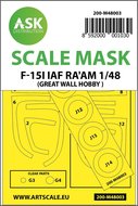 ASK 200-M48003 - F-15I Ra'am double-sided painting mask for Great Wall Hobby - 1:48